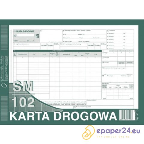 CMR MIĘDZYNARODOWY LIST PRZEWOZOWY A4 (O+3K) NUMEROWANY CMR MIĘDZYNARODOWY LIST PRZEWOZOWY A4 (O+3K) NUMEROWANY