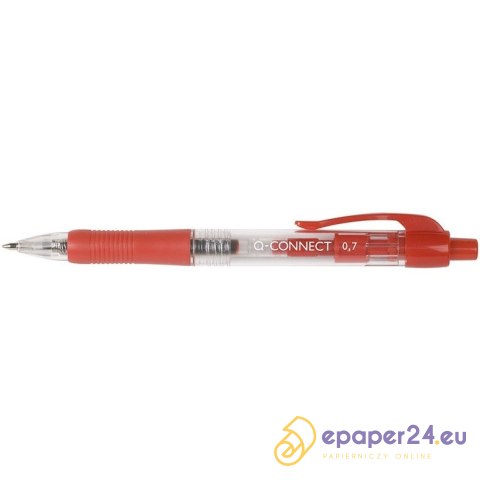 Długopisy Q-Connect 0.7mm czerwone (10) Długopisy Q-Connect 0.7mm czerwone (10)