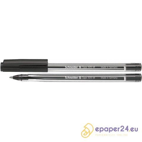 Długopis Schneider Slider Tops 505 M czarny Długopis Schneider Slider Tops 505 M czarny