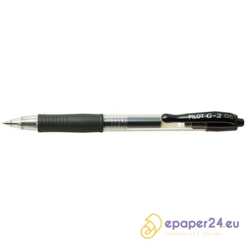 Długopis żelowy Pilot G-2 0.5mm czarny Długopis żelowy Pilot G-2 0.5mm czarny