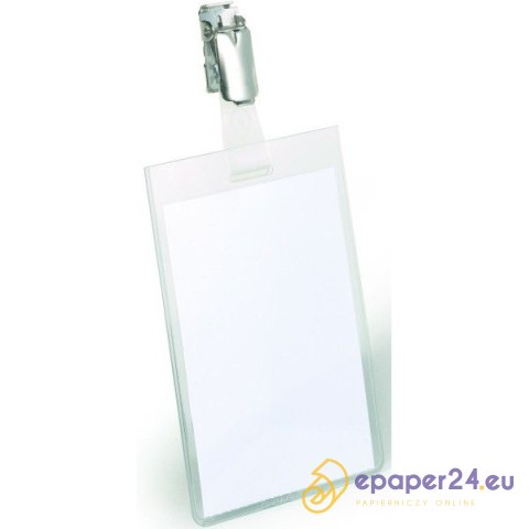 IDENTYFIKATOR DURABLE 60*90mm PIONOWY Z KLIPEM (25) IDENTYFIKATOR DURABLE 60*90mm PIONOWY Z KLIPEM (25)