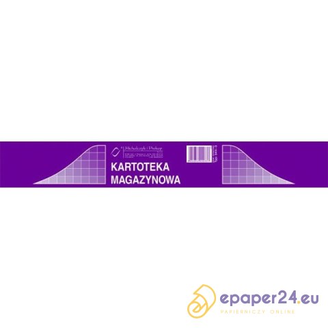 KARTOTEKA MAGAZYNOWA A5 (50) KARTOTEKA MAGAZYNOWA A5 (50)