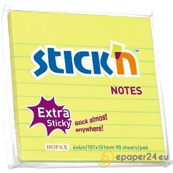 KARTECZKI STICK'N 101*101mm ŻÓŁTE (90) KARTECZKI STICK'N 101*101mm ŻÓŁTE (90)