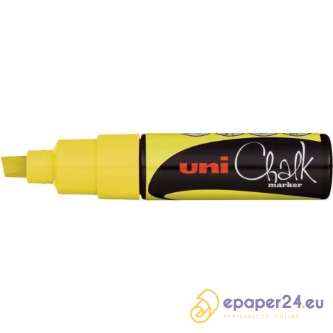 MARKER KREDOWY UNI CHALK PWE-8K ŻÓŁTY MARKER KREDOWY UNI CHALK PWE-8K ŻÓŁTY