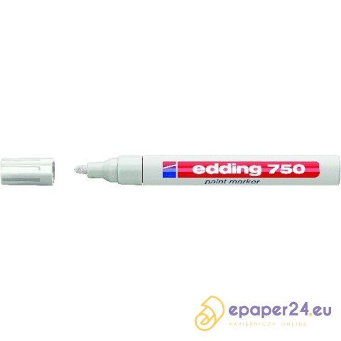 Marker olejowy Edding 750 biały Marker olejowy Edding 750 biały
