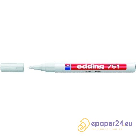 Marker olejowy Edding 751 biały Marker olejowy Edding 751 biały
