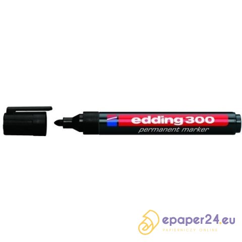 Marker permanentny Edding 330 czarny Marker permanentny Edding 330 czarny