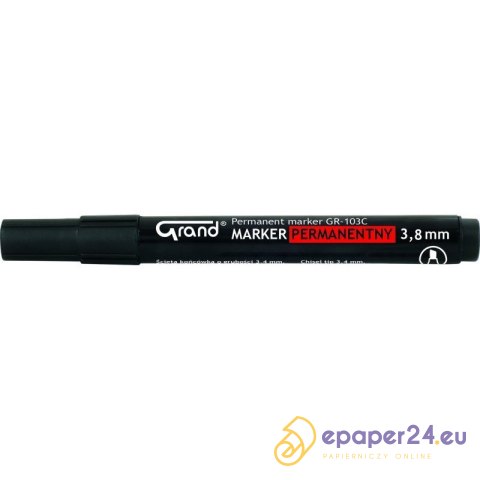 MARKER PERMANENTNY GRAND GR-103C CZARNY MARKER PERMANENTNY GRAND GR-103C CZARNY