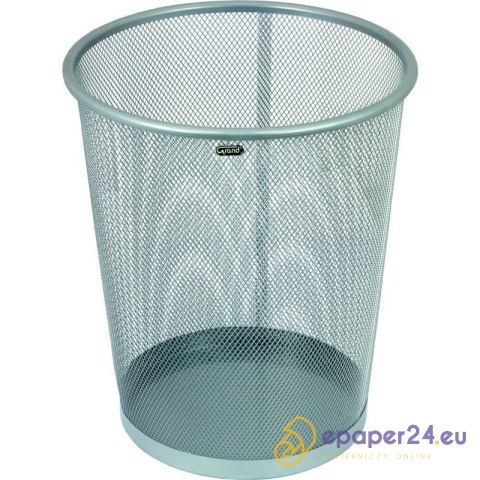 METALOWY KOSZ NA ŚMIECI 12L SREBRNY METALOWY KOSZ NA ŚMIECI 12L SREBRNY