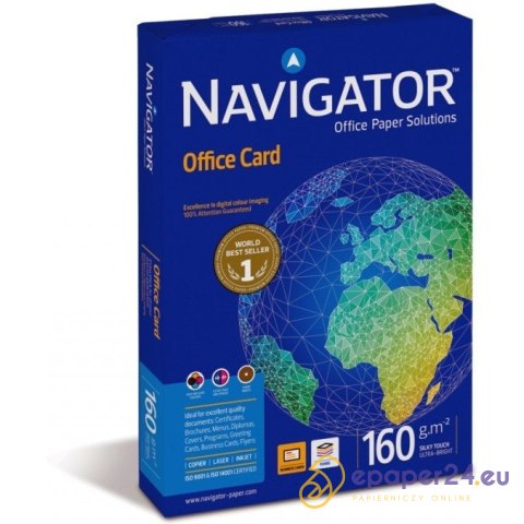 PAPIER NAVIGATOR OFFICE CARD A4/160g (250) PAPIER NAVIGATOR OFFICE CARD A4/160g (250)