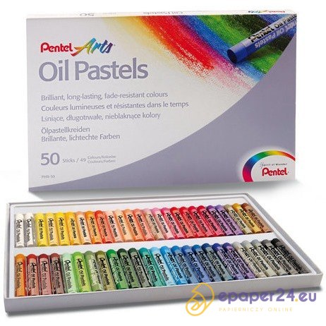 PASTELE OLEJNE PENTEL 50 KOLORÓW PASTELE OLEJNE PENTEL 50 KOLORÓW