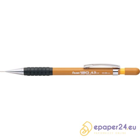 OŁÓWEK AUTOMATYCZNY PENTEL A319 0,9mm CIEMNOŻÓŁTY OŁÓWEK AUTOMATYCZNY PENTEL A319 0,9mm CIEMNOŻÓŁTY