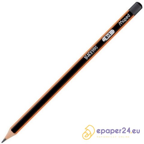 OŁÓWEK DREWNIANY MAPED BLACK'PEPS B BEZ GUMKI OŁÓWEK DREWNIANY MAPED BLACK'PEPS B BEZ GUMKI