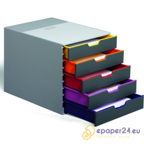 POJEMNIK 5 SZUFLAD DURABLE VARICOLOR POJEMNIK 5 SZUFLAD DURABLE VARICOLOR