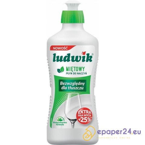 Płyn do naczyń Ludwik 450ml Mięta Płyn do naczyń Ludwik 450ml Mięta