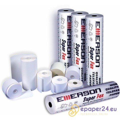 Rolki termiczne Emerson 57mm/100m (6) Rolki termiczne Emerson 57mm/100m (6)