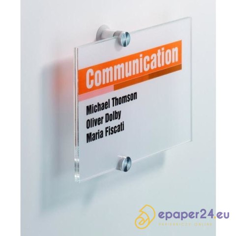 TABLICZKA DURABLE CRYSTAL SIGN 210*210mm TABLICZKA DURABLE CRYSTAL SIGN 210*210mm