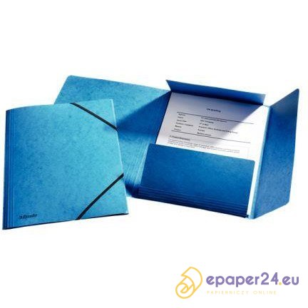 TECZKA PRESZPANOWA Z GUMKĄ ESSELTE A4 NIEBIESKA TECZKA PRESZPANOWA Z GUMKĄ ESSELTE A4 NIEBIESKA