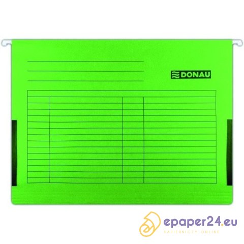 Teczka zawieszana Donau A4 (z bokami) zielona (5) Teczka zawieszana Donau A4 (z bokami) zielona (5)