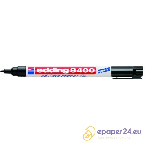 Marker do płyt Edding 8400 czarny Marker do płyt Edding 8400 czarny
