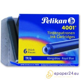Naboje do pióra wiecznego krótkie czerwone PELIKAN
