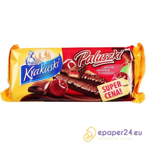 CIASTKA KRAKUSKI PALUSZKI 144g WIŚNIOWA GALARETKA CIASTKA KRAKUSKI PALUSZKI 144g WIŚNIOWA GALARETKA