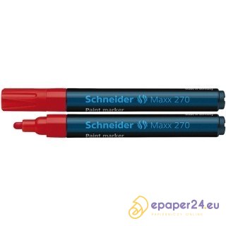 Marker olejowy Schneider Maxx 270 czerwony Marker olejowy Schneider Maxx 270 czerwony