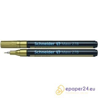 Marker olejowy Schneider Maxx 278 złoty Marker olejowy Schneider Maxx 278 złoty