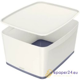 POJEMNIK LEITZ MyBOX 318x198x385mm BIAŁO-SZARY
