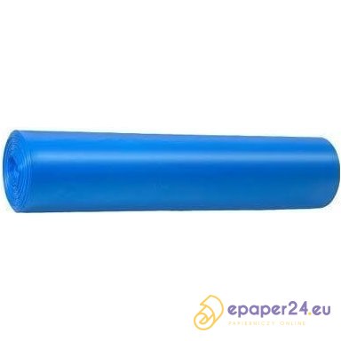 WORKI NA ŚMIECI BKF 60L LDPE NIEBIESKIE (50) WORKI NA ŚMIECI BKF 60L LDPE NIEBIESKIE (50)