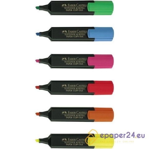 ZAKREŚLACZ FABER-CASTELL 48 NIEBIESKI ZAKREŚLACZ FABER-CASTELL 48 NIEBIESKI