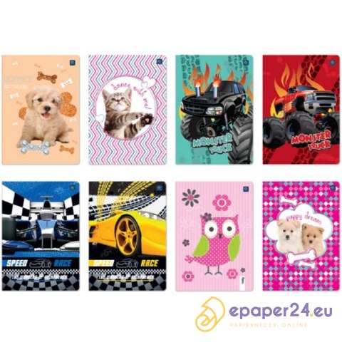 Zeszyt Interdruk UV A5/96k kratka Zeszyt Interdruk UV A5/96k kratka