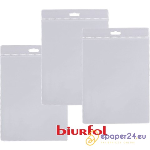 Etui na identyfikatory Biurfol A7 82x106mm (20) Etui na identyfikatory Biurfol A7 82x106mm (20)