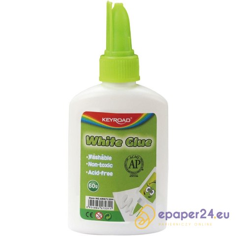 Klej w płynie Keyroad 60g biały Klej w płynie Keyroad 60g biały