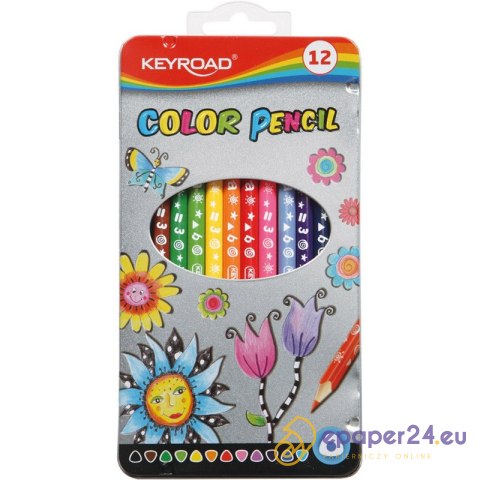 Kredki ołówkowe Keyroad Color Pencil 12 kolorów Kredki ołówkowe Keyroad Color Pencil 12 kolorów