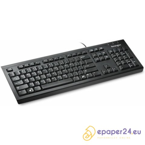 Klawiatura Kensington ValuKeyboard czarna Klawiatura Kensington ValuKeyboard czarna