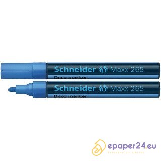 Marker kredowy Schneider Maxx 265 Deco niebieski Marker kredowy Schneider Maxx 265 Deco niebieski