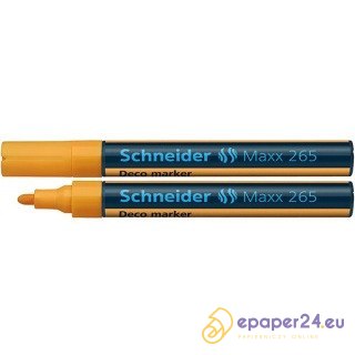 Marker kredowy Schneider Maxx 265 Deco pomarańczowy Marker kredowy Schneider Maxx 265 Deco pomarańczowy