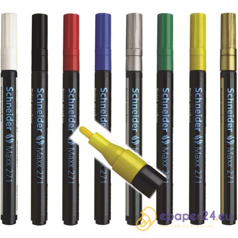 Marker olejowy Schneider Maxx 271 czerwony Marker olejowy Schneider Maxx 271 czerwony
