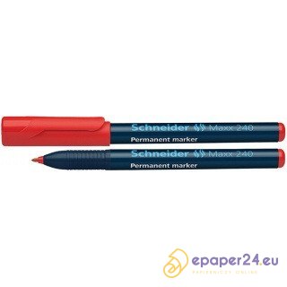 Marker permanentny Schneider Maxx 240 czerwony Marker permanentny Schneider Maxx 240 czerwony