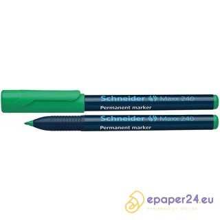 Marker permanentny Schneider Maxx 240 zielony Marker permanentny Schneider Maxx 240 zielony