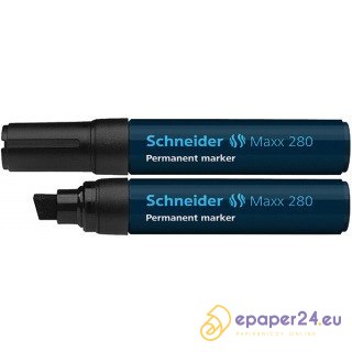 Marker permanentny Schneider Maxx 280 czarny Marker permanentny Schneider Maxx 280 czarny
