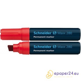 Marker permanentny Schneider Maxx 280 czerwony Marker permanentny Schneider Maxx 280 czerwony