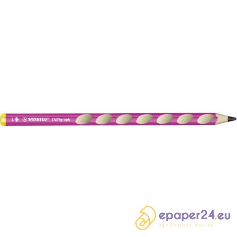 Ołówek Stabilo EasyGraph HB L różowy Ołówek Stabilo EasyGraph HB L różowy