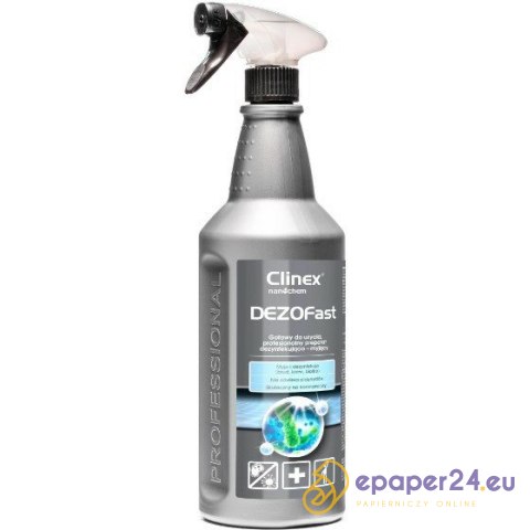 Preparat Clinex DezoFast 1L (dezynfekująco-myjący) Preparat Clinex DezoFast 1L (dezynfekująco-myjący)