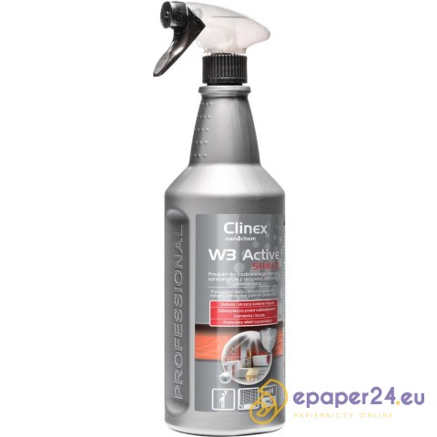 Preparat Clinex W3 Active Shield 1L (do mycia sanitariatów) Preparat Clinex W3 Active Shield 1L (do mycia sanitariatów)