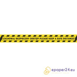 Taśma ostrzegawcza Office Products 50mm/50m 