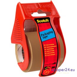 Taśma pakowa na podajniku Scotch 48mm/20.3m brązowa