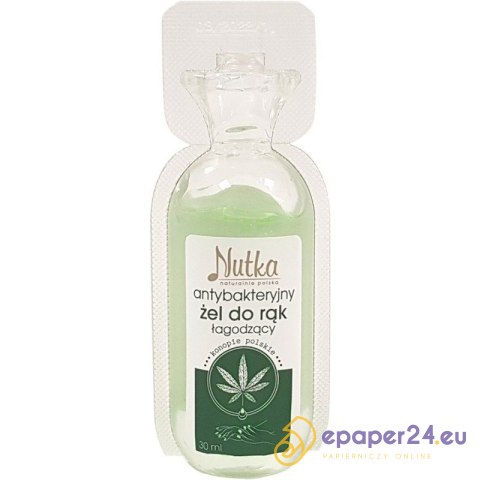 Żel do rąk Nutka 30ml antybakteryjny - covid Żel do rąk Nutka 30ml antybakteryjny - covid