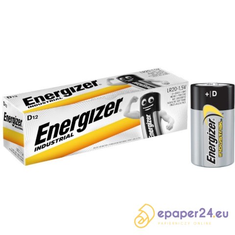 Baterie Energizer Industrial D LR20 1.5V (12) Baterie Energizer Industrial D LR20 1.5V (12)